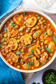 Mashroom Matar Masala